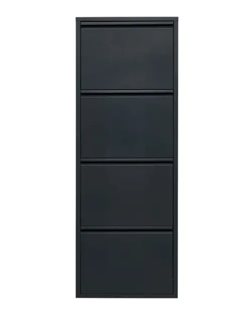 Shoe cabinet Fly 50 cm with 4 doors anthracite