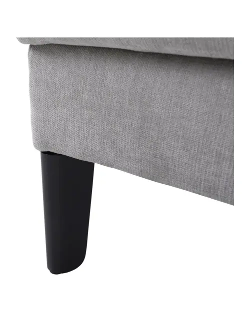 Trzyosobowa sofa rozkładana Sentila z pojemnikiem, beżowa