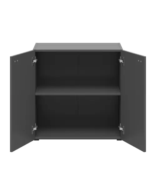 Armario System 64 con 2 puertas grafito