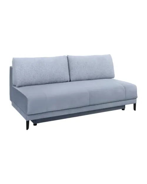 Sofá de tres plazas Sentila con cama y arcón gris