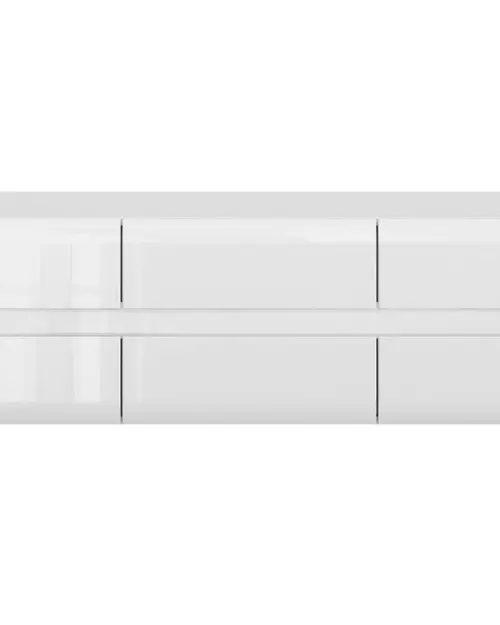 Mueble RTV Azteca Trio 150 cm con 2 puertas y 2 cajones blanco brillo