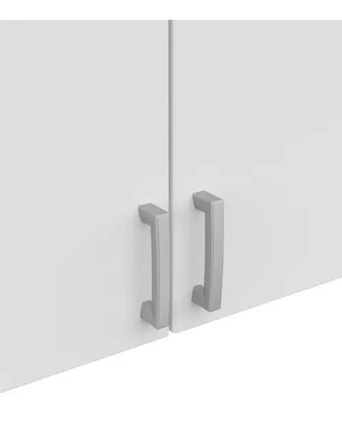 Wardrobe top unit Brando 181 cm with 4 doors white/sonoma oak