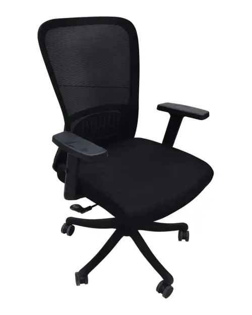 Silla giratoria Sid negra