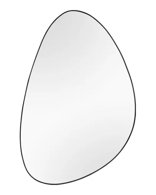 Espejo de pared Ida 40x60 cm negro