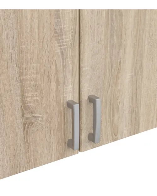 Wardrobe top unit Brando 136 cm with 3 doors sonoma oak