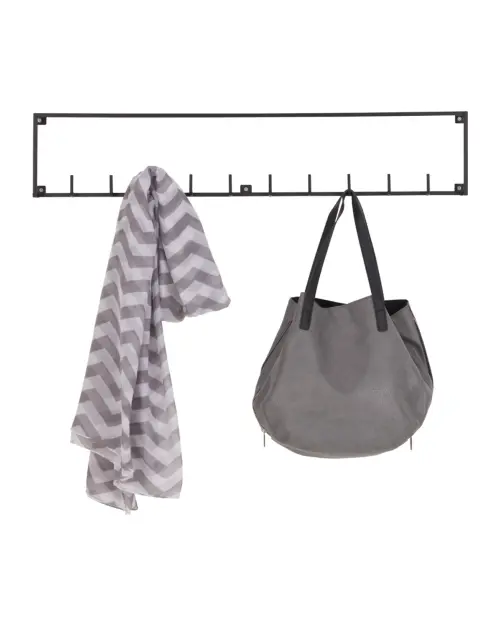 Perchero de pared Dora 83 cm negro