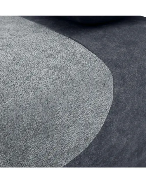 Three-seater sofa bed Daria III with storage velvet grey