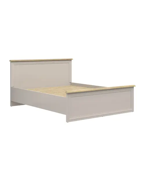 Cama Anga A 160x200 cachemira/roble mauvella