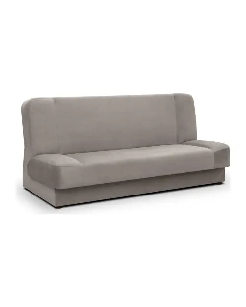 Trzyosobowa sofa z funkcją spania Lami z pojemnikiem taupe