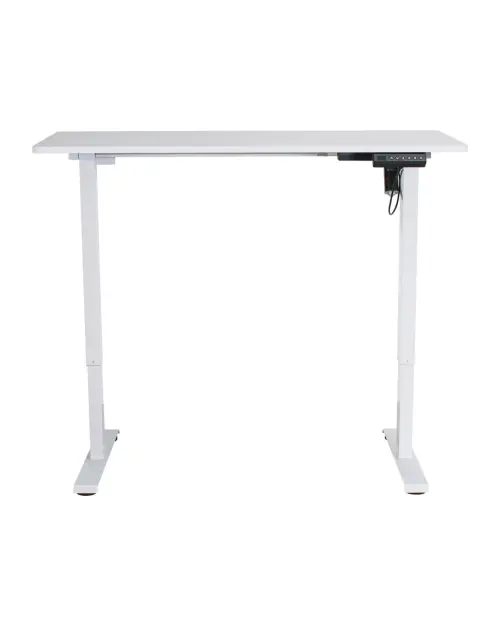 Gaming desk Emil 2 with electric adjustment 120 cm white