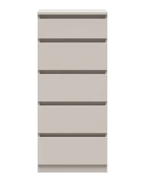 Cómoda Tetrix 50 cm con 5 cajones cachemira