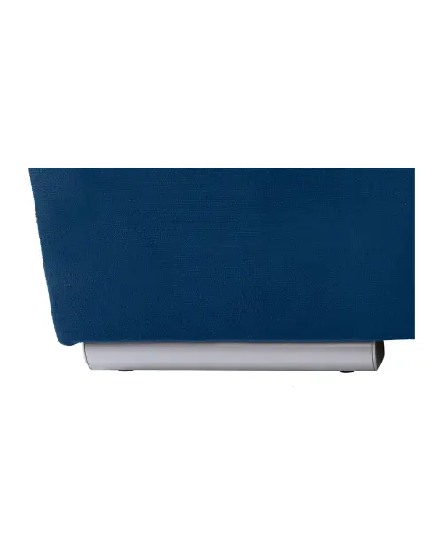 Универсальный угловой диван Laro раскладной с ящиком для белья темно-синий