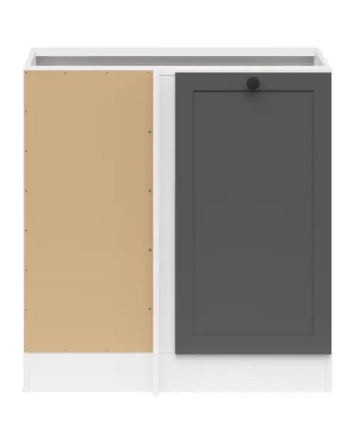 Szafka kuchenna dolna narożna Junona Line lewa grafit do narożnika 100x60 cm