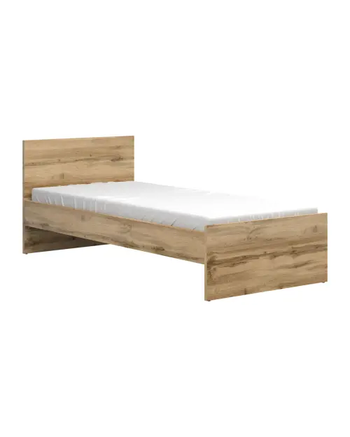 Cama Zele 90x200 roble wotan