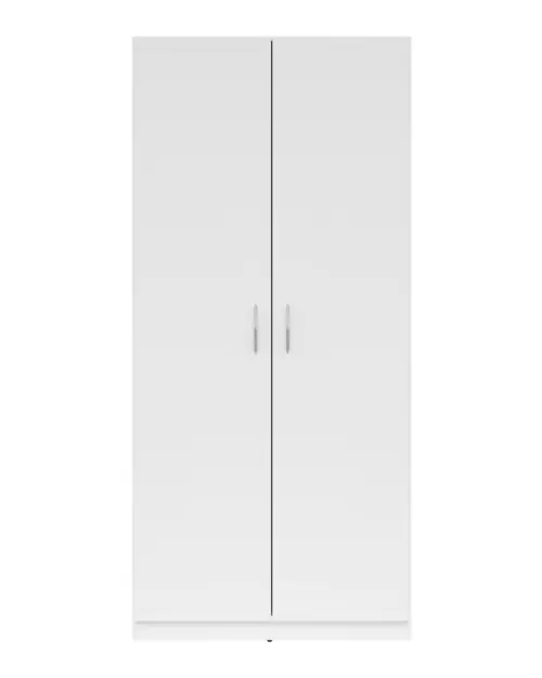 Two-door wardrobe Casao 91 cm white