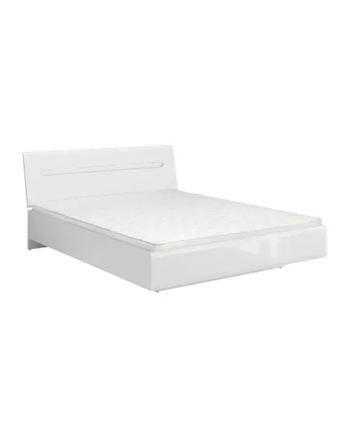 Cama Azteca Trio 160x200 blanco brillo