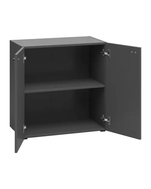 Armario System 64 con 2 puertas grafito