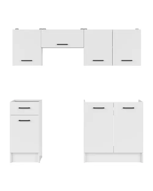 Kitchen set Sara Line 180 cm white