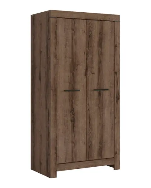 Armario de dos puertas Balin 98 cm roble monastery