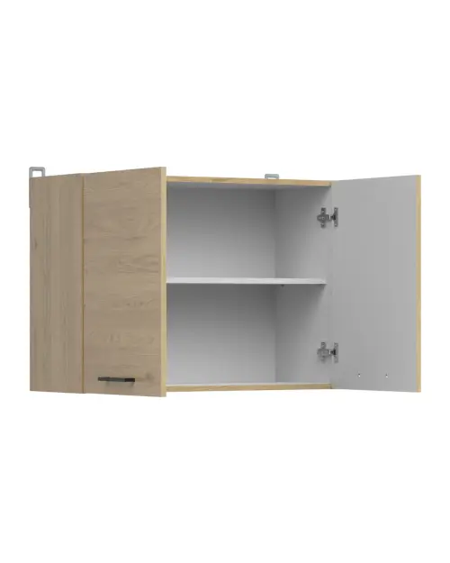 Armario de cocina superior Junona Line 80 cm con 2 puertas roble bernstein