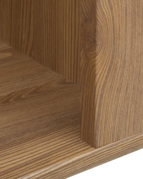 Estante de pared Bergen 156 cm alerce sibiu dorado