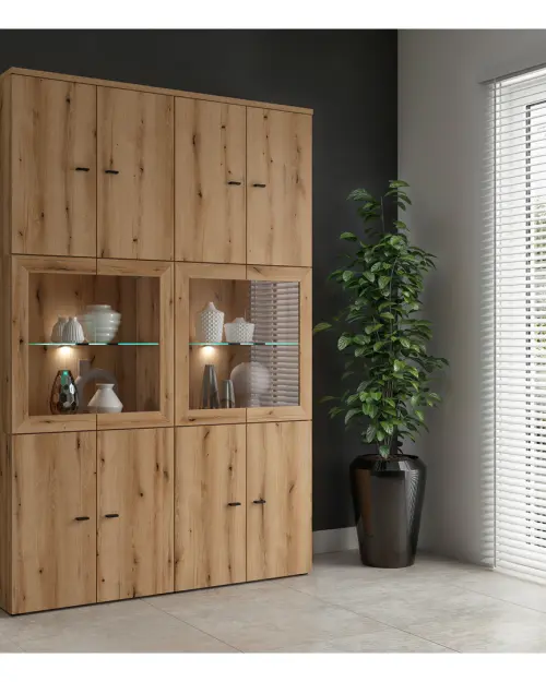 Armario System 64 con 2 puertas roble coast evoke