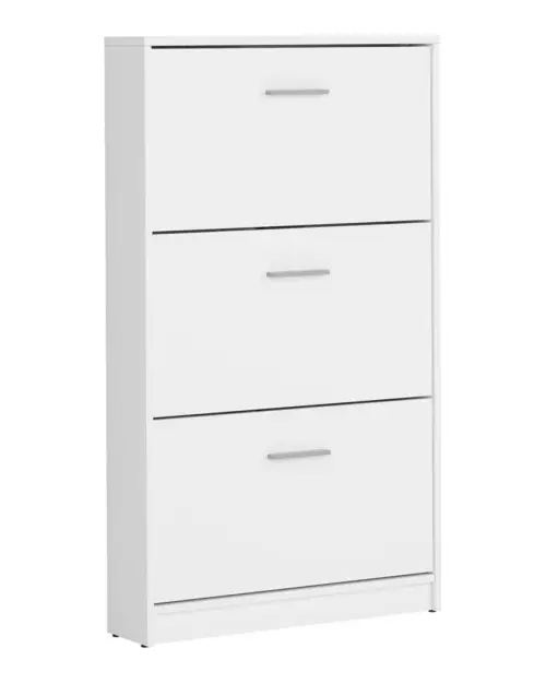 Zapatero Nepo Plus 70 cm con 3 puertas blanco