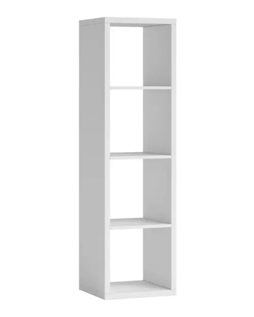 Estantería Style 41 cm con 4 estantes blanca
