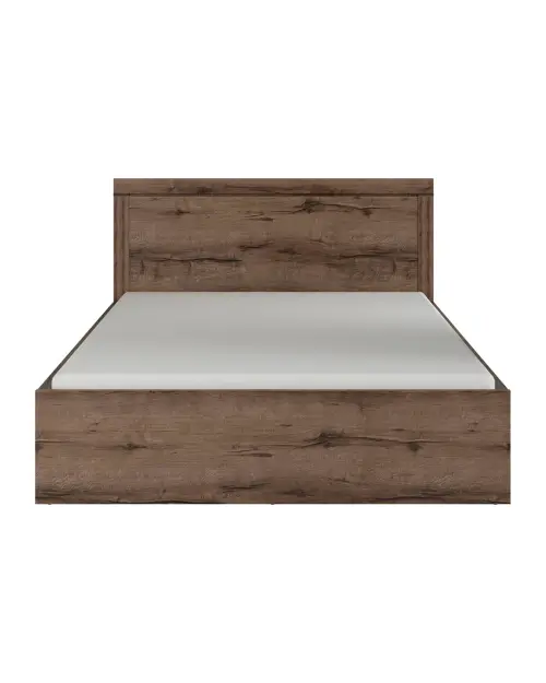 Cama Balin 160x200 con somier y contenedor roble monastery