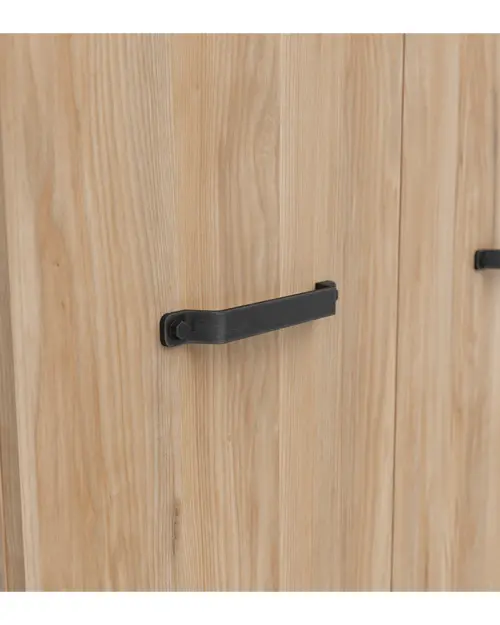 Armario de dos puertas Lara 90 cm con cajones fresno belarus