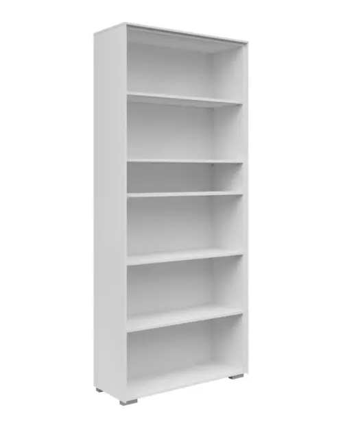 Estantería Nevada A 81 cm con 5 estantes blanca