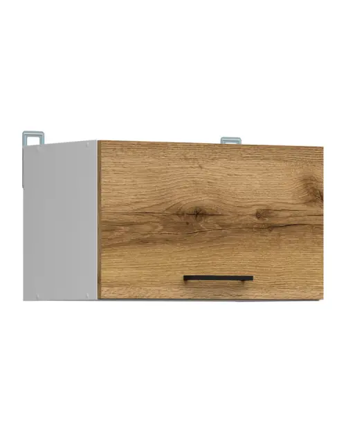 Szafka kuchenna górna Junona Line 50 cm nad okap dąb delano jasny