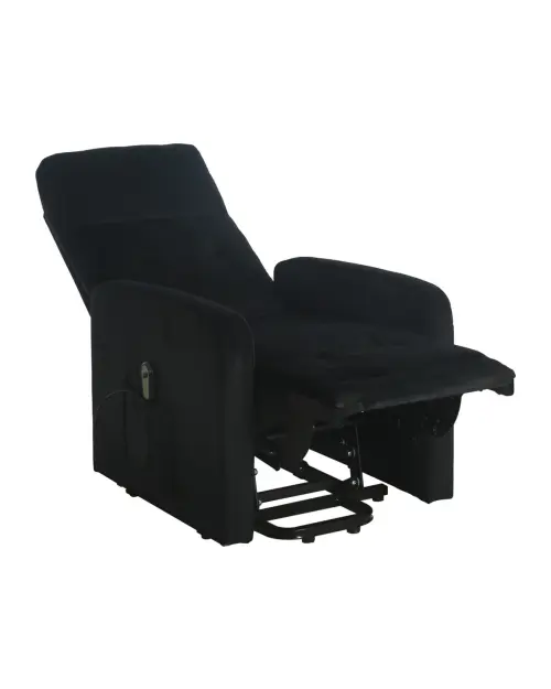 Traditional Grand armchair with relax function black