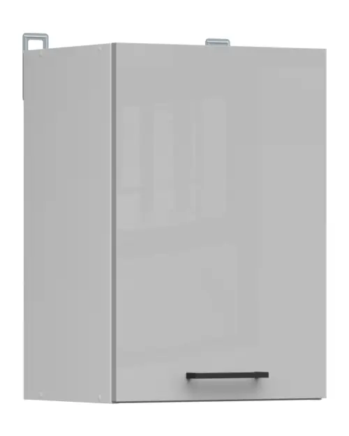 Armario de cocina superior Junona Line 40 cm izquierda/derecha gris claro brillo
