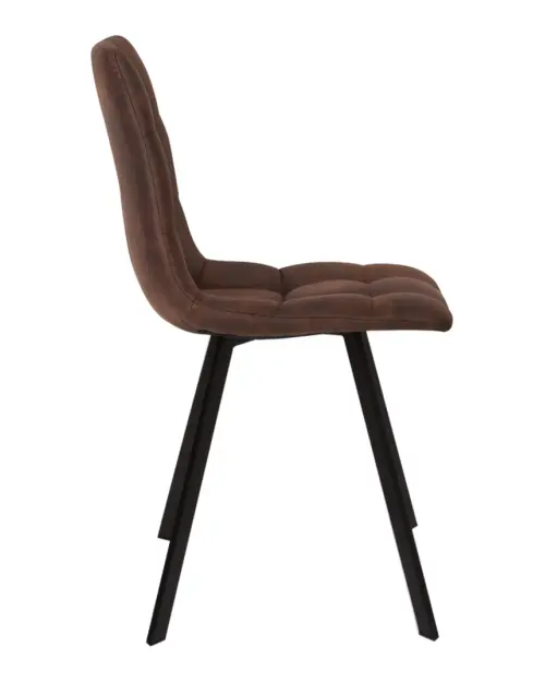 Silla tapizada Rubi marrón