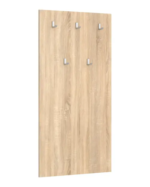 Perchero de pared para recibidor Nepo Plus roble sonoma