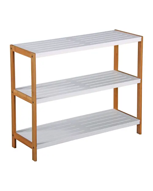 Zapatero Jenny III 70 cm bambú/blanco