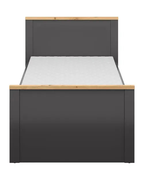 Cama Hesen 90x200 grafito