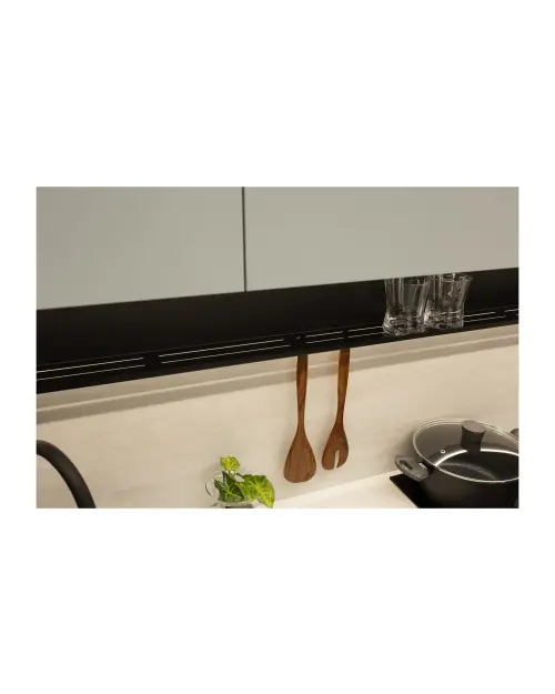 Conjunto de cocina Milino Small 210 cm verde con encimera