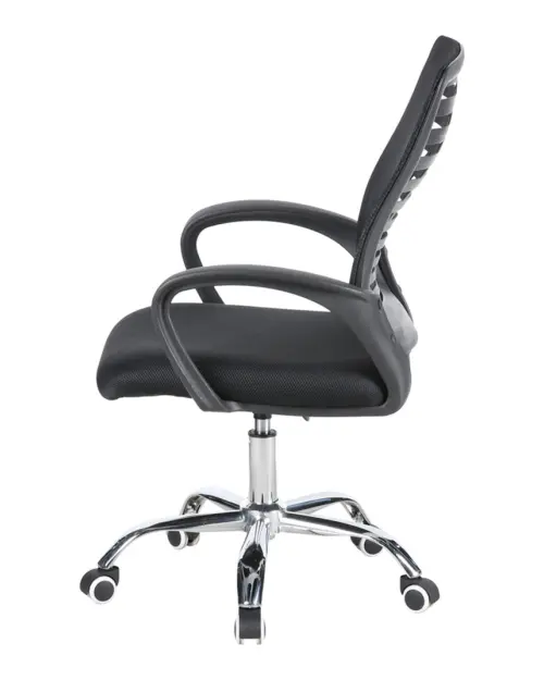 Silla giratoria Ned negra