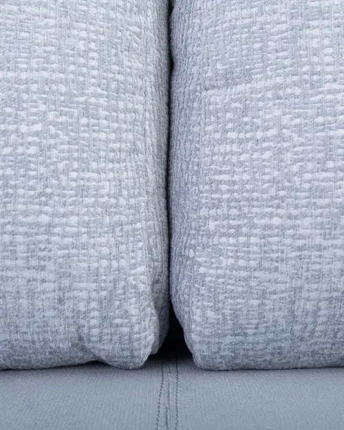 Sofá de tres plazas Sentila con cama y arcón gris