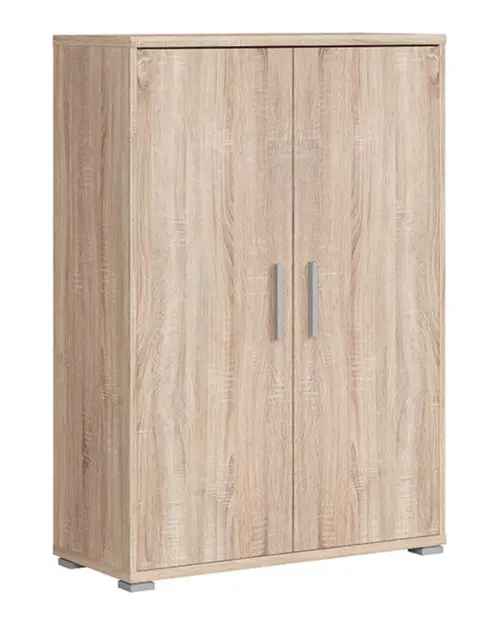 Шкаф Brw Office 79 см двухдверный дуб сонома