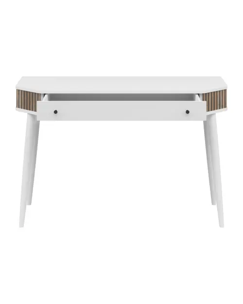 Tocador Capri 120 cm con cajón blanco/roble flagstaff oscuro