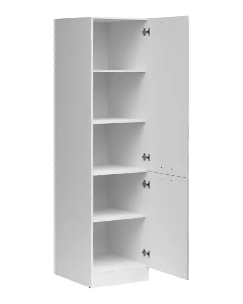 Mueble bajo de cocina Junona Line 50 cm alto derecho gris claro brillo