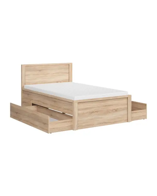 Cama Kaspian T 120x200 roble sonoma