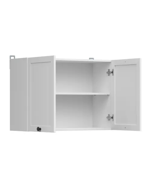 Armario superior de cocina Junona Line 80 cm de dos puertas blanco