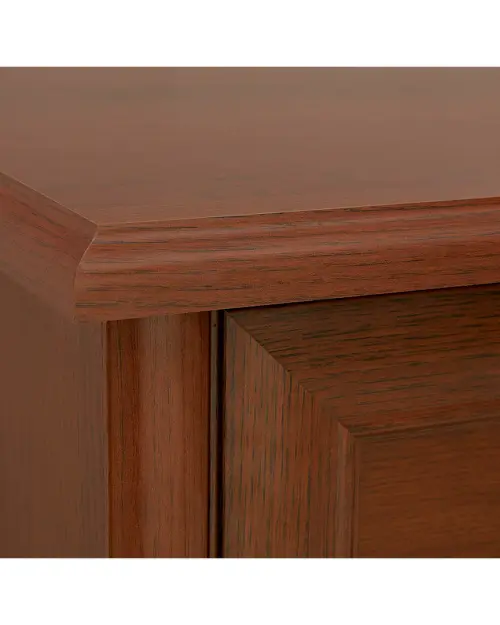 Cómoda Kent 62 cm con 5 cajones castaño