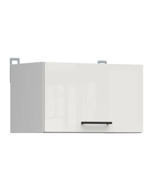 Szafka kuchenna górna Junona Line 50 cm nad okap kreda połysk