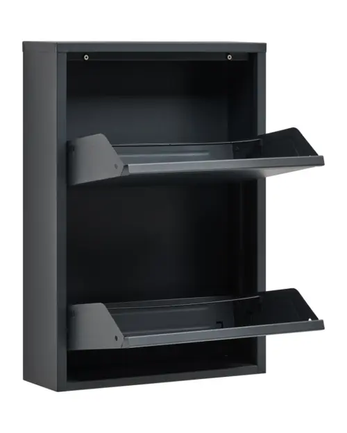 Zapatero Fly 50 cm con 2 puertas antracita