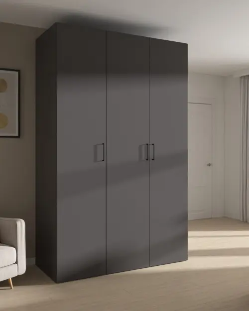 Armario modular Flex 150 cm con 3 puertas grafito